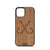Fish On (Fish Hooks) Design Wood Case For iPhone 12 Pro