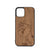 Fish and Reel Design Wood Case For iPhone 12