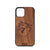 Fish and Reel Design Wood Case For iPhone 12 Pro