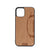 Football Design Wood Case For iPhone 12