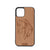 Horse Tattoo Design Wood Case For iPhone 12