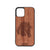 Horse Design Wood Case For iPhone 12 Pro