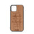 Inhale The Future Exhale The Past Design Wood Case For iPhone 12