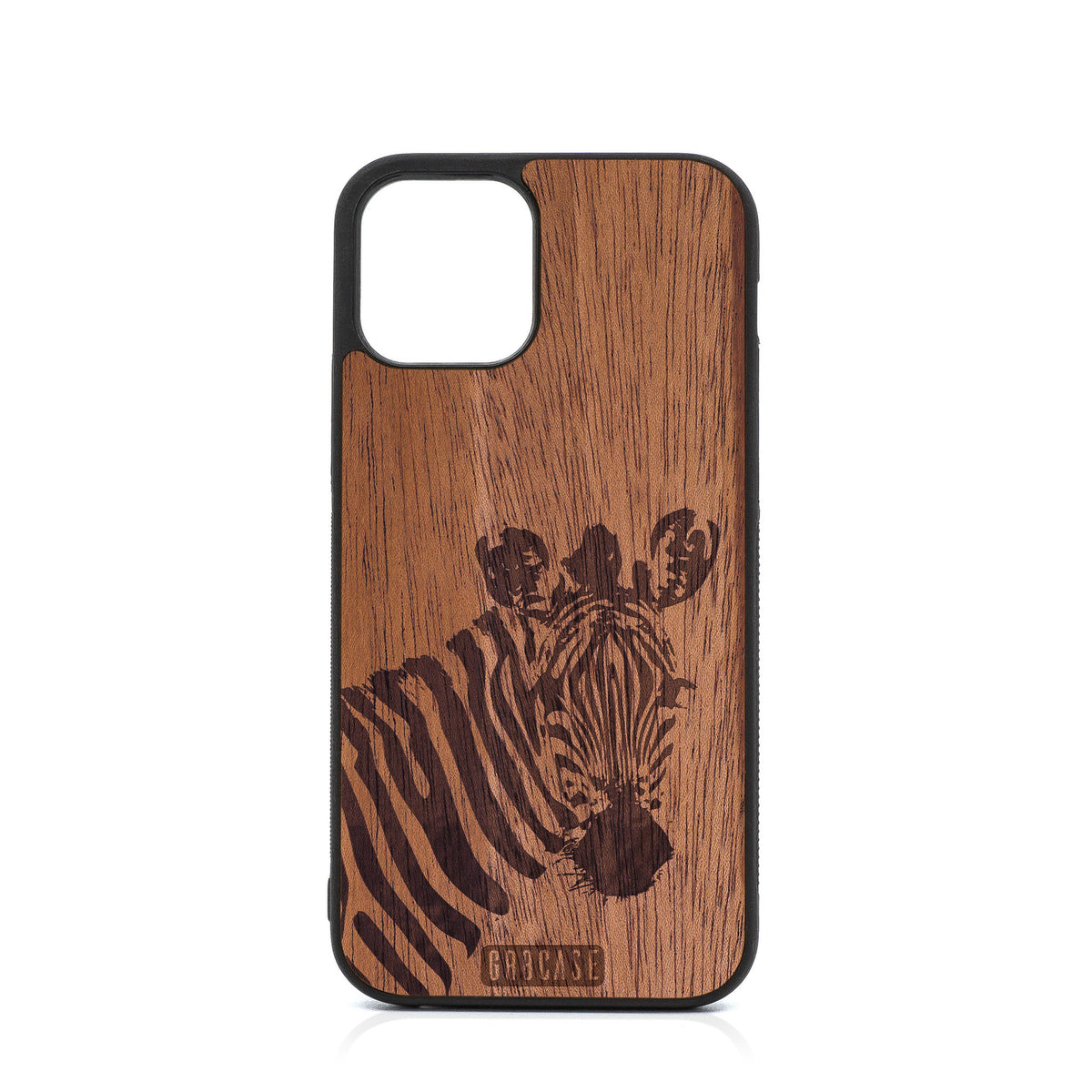 Lookout Zebra Design Wood Case For iPhone 12