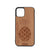 Pineapple Design Wood Case For iPhone 12 Pro