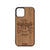 Ride Hard Live Free Design Wood Case For iPhone 12 Pro