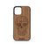 Sugar Skull Design Wood Case For iPhone 12 Pro