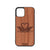Swans Design Wood Case For iPhone 12 Pro