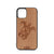 Turtle Design Wood Case For iPhone 12