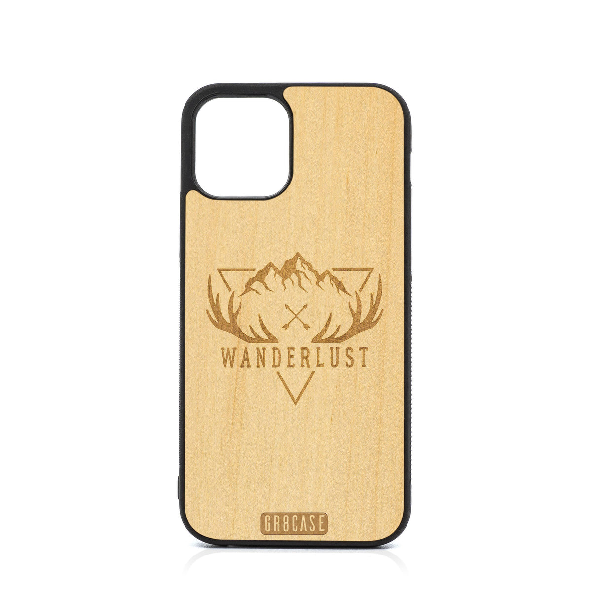 Wanderlust Design Wood Case For iPhone 12