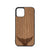 Whale Tail Design Wood Case For iPhone 12