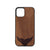 Whale Tail Design Wood Case For iPhone 12