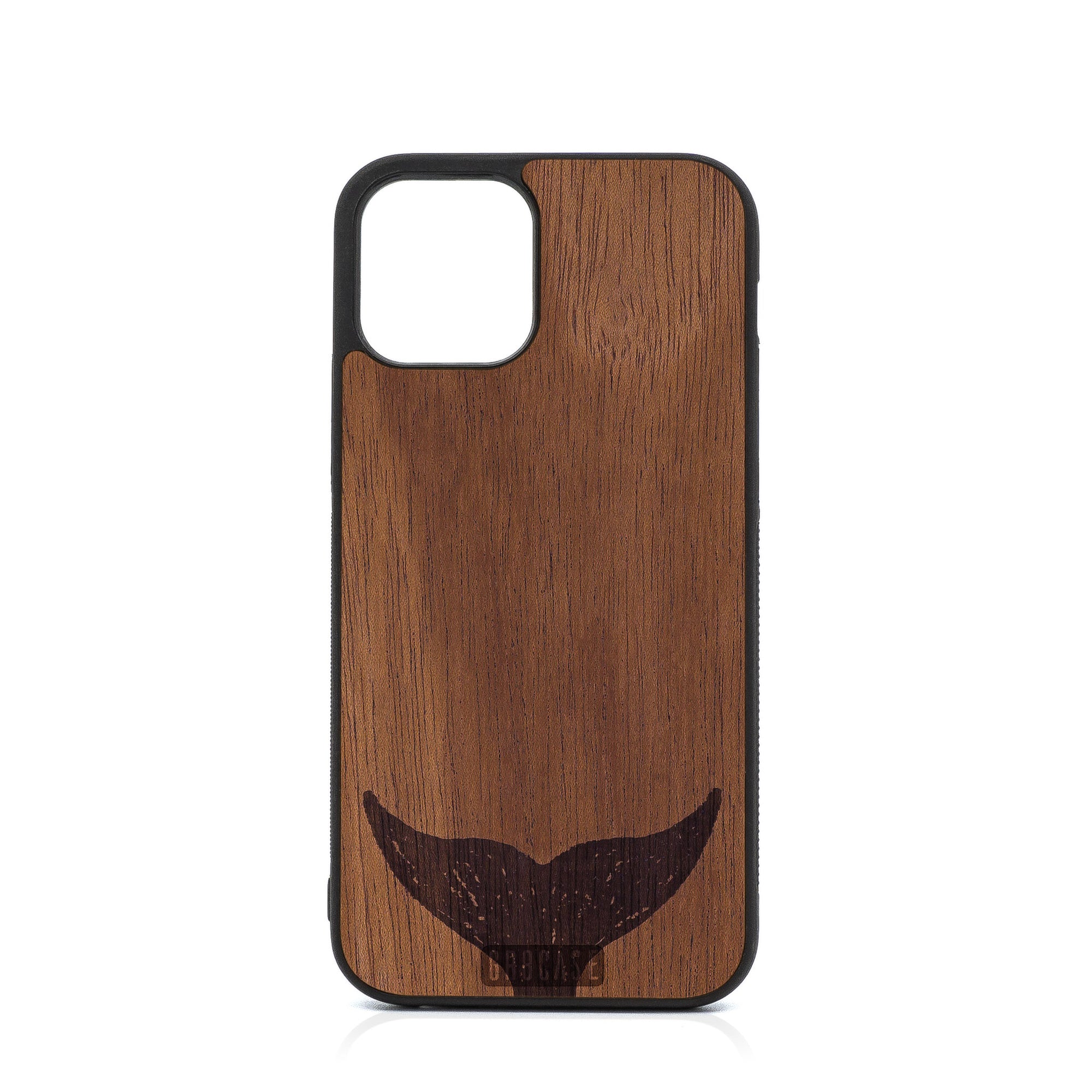Whale Tail Design Wood Case For iPhone 12 Pro