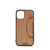 Football Design Wood Case For iPhone 12 Mini