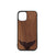 Whale Tail Design Wood Case For iPhone 12 Mini