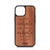 Inhale The Future Exhale The Past Design Wood Case For iPhone 13 Mini