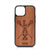 Lacrosse (LAX) Sticks Design Wood Case For iPhone 13 Mini
