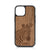 Lookout Zebra Design Wood Case For iPhone 13 Mini