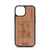 I Love My Pitbull Design Wood Case For iPhone 13 Mini