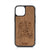 No Pressure No Diamonds Design Wood Case For iPhone 13 Mini