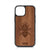 Viking Skull Design Wood Case For iPhone 13 Mini