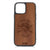 Custom Cycles Live Free (Biker Eagle) Design Wood Case For iPhone 14 Pro Max