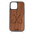 Fish On (Fish Hooks) Design Wood Case For iPhone 14 Pro Max