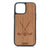 Golf Design Wood Case For iPhone 15 Pro Max