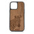 Lookout Zebra Design Wood Case For iPhone 13 Pro Max