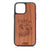 I Love My Beagle Design Wood Case For iPhone 14 Pro Max