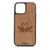 Swans Design Wood Case For iPhone 14 Pro Max