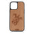 Turtle Design Wood Case For iPhone 15 Pro Max