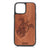Turtle Design Wood Case For iPhone 14 Pro Max