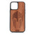 USA Spartan Helmet Design Wood Case For iPhone 15 Pro Max