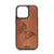 Butterfly Design Wood Case For iPhone 13 Pro