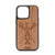 Lacrosse (LAX) Sticks Design Wood Case For iPhone 13 Pro