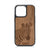 Lookout Zebra Design Wood Case For iPhone 13 Pro