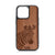 Lookout Zebra Design Wood Case For iPhone 14 Pro