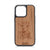 I Love My Pitbull Design Wood Case For iPhone 13 Pro