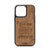 You Don't Have To Be Perfect To Be Amazing Design Wood Case For iPhone 13 Pro