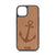Anchor Design Wood Case For iPhone 15