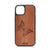Butterfly Design Wood Case For iPhone 14
