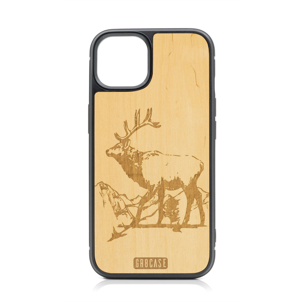 Elk Design Wood Case For iPhone 14
