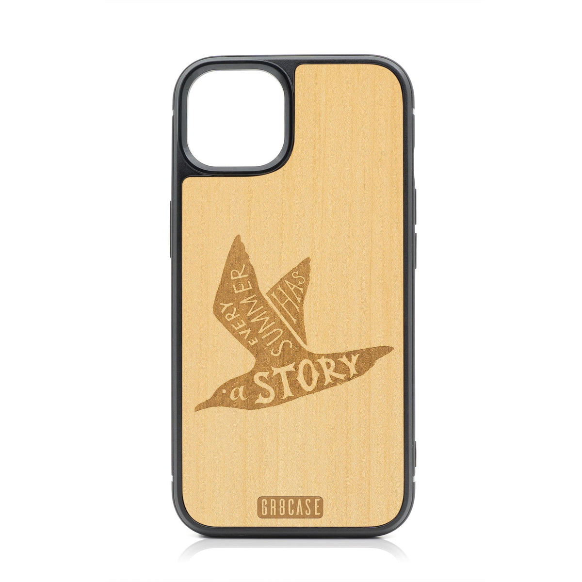 Every Summer Has A Story (Seagull) Design Wood Case For iPhone 14