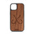 Fish On (Fish Hooks) Design Wood Case For iPhone 15