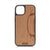 Football Design Wood Case For iPhone 13