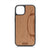 Football Design Wood Case For iPhone 15