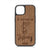 I'D Rather Be Fishing Design Wood Case For iPhone 15