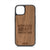 Improvise Adapt Overcome Design Wood Case For iPhone 13