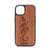 Lizard Design Wood Case For iPhone 15